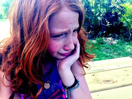 Contemplative Moment Under Natural Light